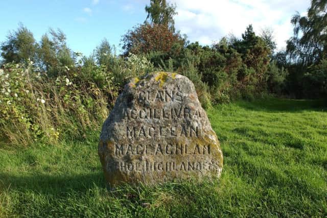 The Culloden Battlefield. Cairns of The Clans. Picture: Robert Perry
