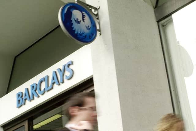 Barclays has reported a fall in quarterly profits. Picture: AP