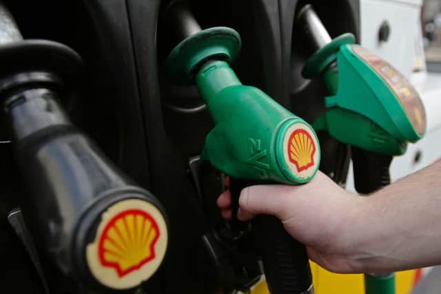 Shell fell to a heavy loss in the third quarter on lower oil and gas prices. Picture: Yui Mok/PA Wire