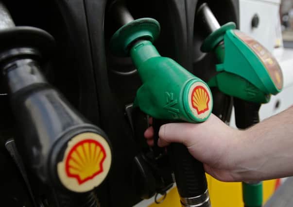 Shell fell to a heavy loss in the third quarter on lower oil and gas prices. Picture: Yui Mok/PA Wire
