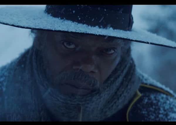 Samuel L. Jackson stars as bounty hunter Major Marquis Warren. Picture: Youtube