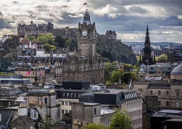 The famous Edinburgh skyline has provided a back drop to many films
