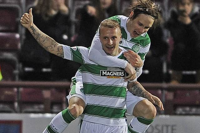 Griffiths scored one and provided another in Celtic's 2-1 win at Tynecastle in the League Cup. Picture: Neil Hanna