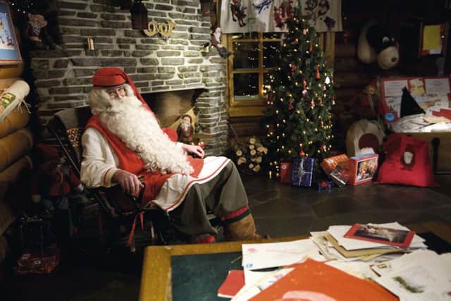 Santa in Lapland. Picture: PA