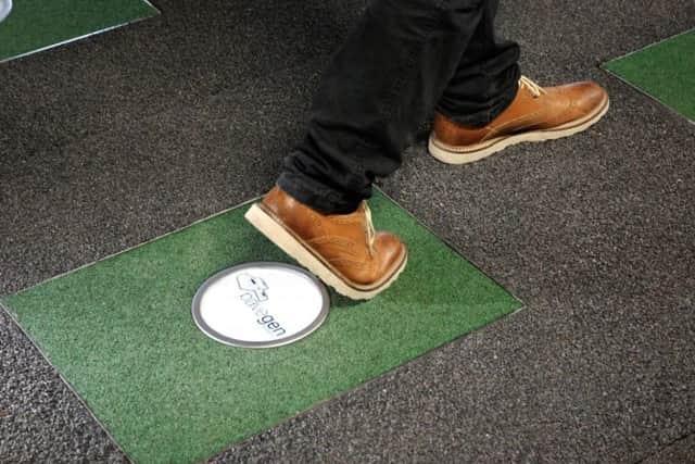 Pavegen technology - which turns energy from footsteps into electricity - is soon to arrive in Scotland