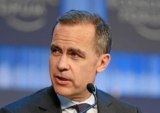 Bank of England governor Mark Carney