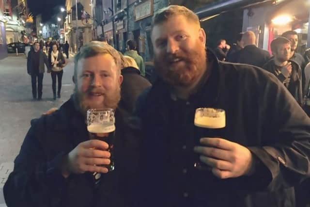 The pair bumped into each other at the pub. Picture: Lee Beattie