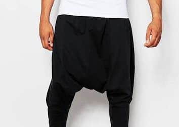 Drop crotch trousers. Picture: asos.com