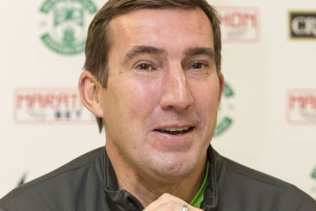 Alan Stubbs is looking for his side to hand Rangers their first league defeat this season. Picture: SNS