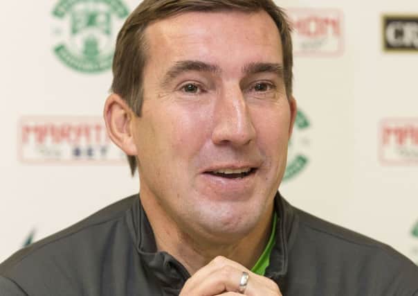 Alan Stubbs is looking for his side to hand Rangers their first league defeat this season. Picture: SNS