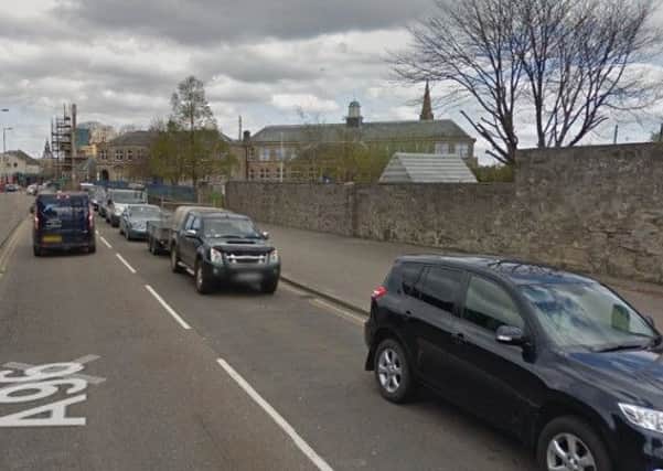 The accident happened in Academy Street, Nairn. Picture: Google