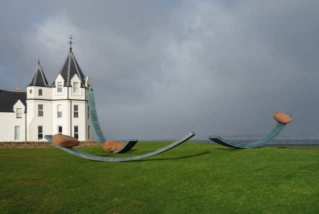 The power of the sea in the Pentland Firth is the subject of a major new public artwork unveiled at John O'Groats. Picture: PA