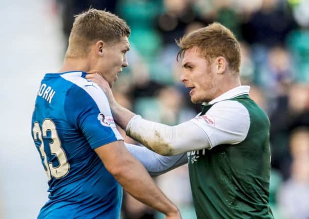 Hibernian and Rangers did battle in the Scottish Championship. Picture: SNS