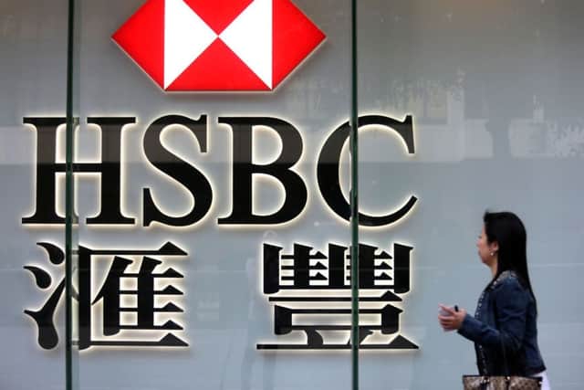 HSBC saw its quarterly profits jump by a third. Picture: Isaac Lawrence/AFP/Getty