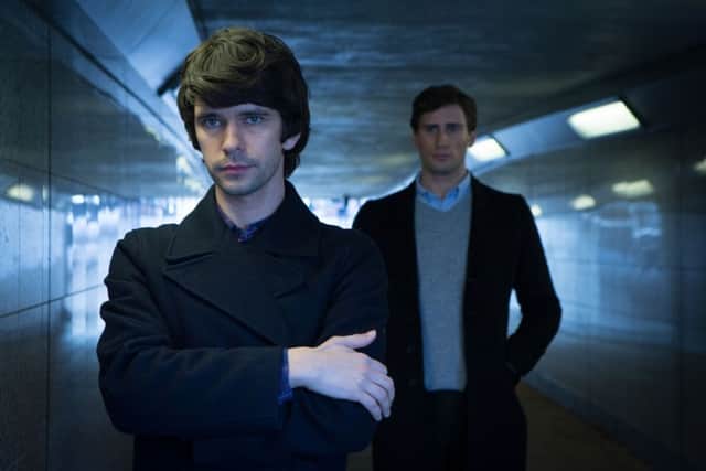 Ben Whishaw and Edward Holcroft in London Spy. Picture: BBC/Ed Miller