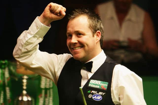 Higgins also equalled Steve Davis for career wins with the victory. Picture: Getty