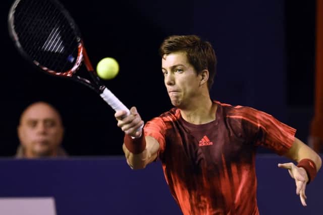 Aljaz Bedene will help Andy Murray prepare for the Davis Cup final at the end of  this month. Picture: AFP/Getty Images