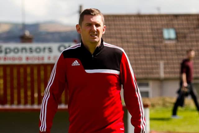 Bonnyrigg manager Robbie Horn. Picture: TSPL