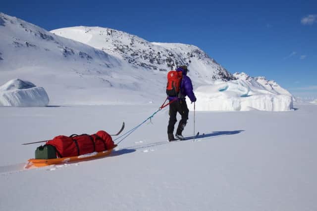 Luke visited Greenland in April this year during training. Photo: Luke Robertson