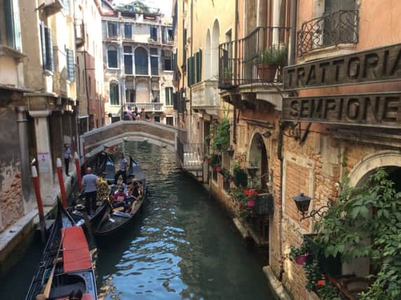 One of Venice's many waterways