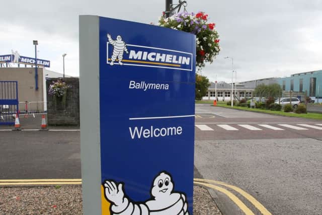 Michelin is closing its plant in Ballymena but investing in its Dundee factory. Picture: Paul Faith/PA Wire