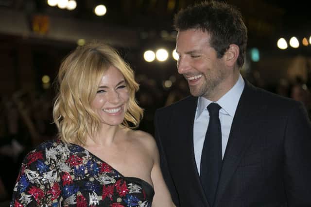 Sienna Miller and Bradley Cooper. Picture: PA
