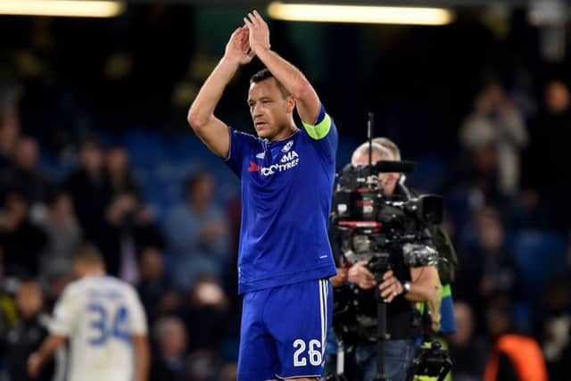 Chelsea's John Terry celebrates after the final whistle. Picture: PA