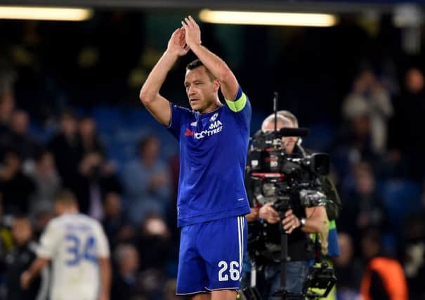 Chelsea's John Terry celebrates after the final whistle. Picture: PA