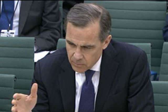 Bank of England governor Mark Carney