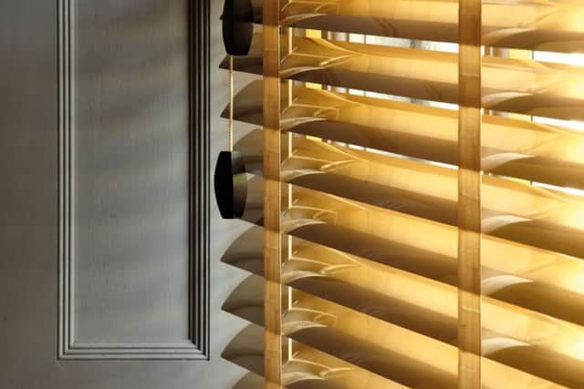 Venetian blind, in electrum, part of the Fusion range, from 101,  available from Timberlux. Picture: PA