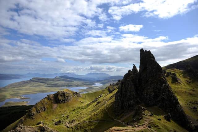 A view of the Old Man of Storr on the Isle of Skye. Picture: Jane Barlow