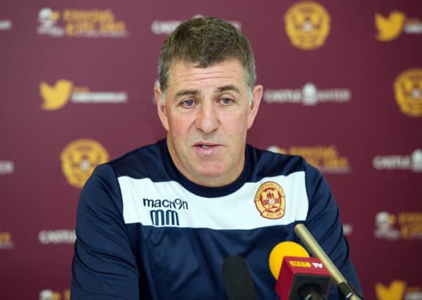 Motherwell manager Mark McGhee. Picture: SNS Group
