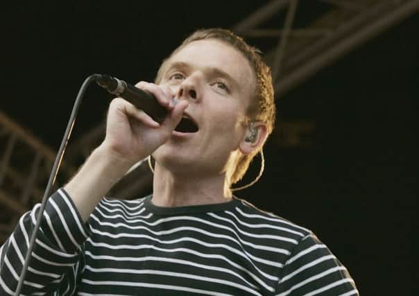 Stuart Murdoch led Belle and Sebastian in a set which was merely great & featuring album gems. Picture: Getty