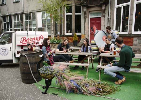 Preparations get under way for the third annual Summerhall Beer FestivALE this weekend. Picture: Summerhall
