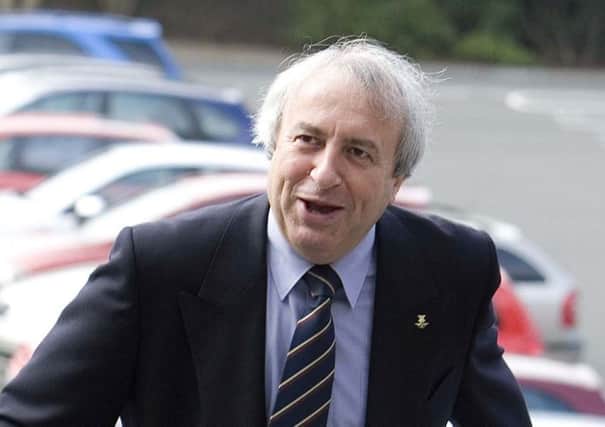 Thomas Brown McMaster: Former chairman of Partick Thistle FC and president of the Scottish Football League. Picture: SNS