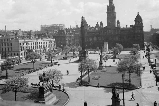George Square in 1954. Picture: TSPL