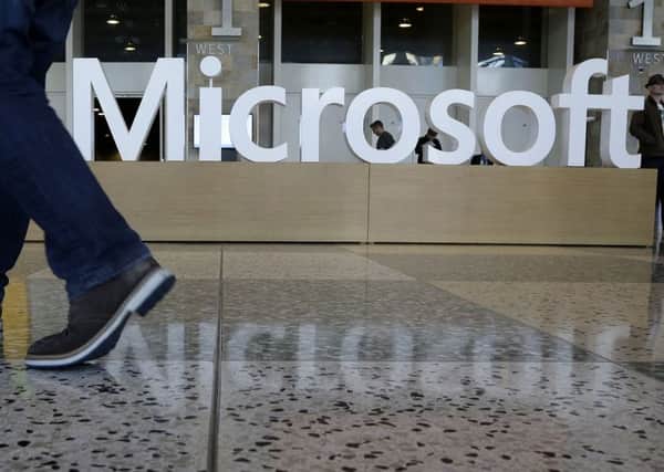 Microsoft has named its new country manager for Scotland. Picture: AP/Jeff Chiu