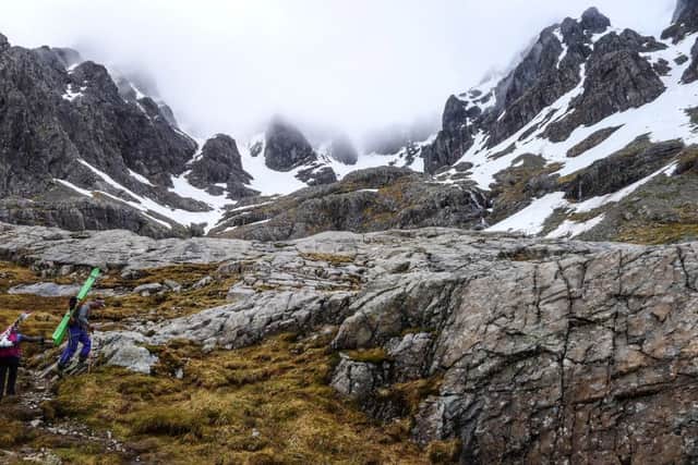Approach to Coire na Ciste, Ben Nevis. Picture: James Thacker
