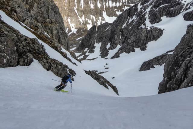 James Thacker on Number 4 Gully, Ben Nevis. Picture: James Thacker