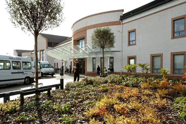 Wishaw General Hospital. Picture: TSPL