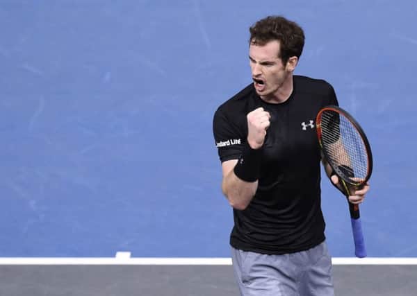 Andy Murray will play David Ferrer or John Isner in the semis. Pic: Getty
