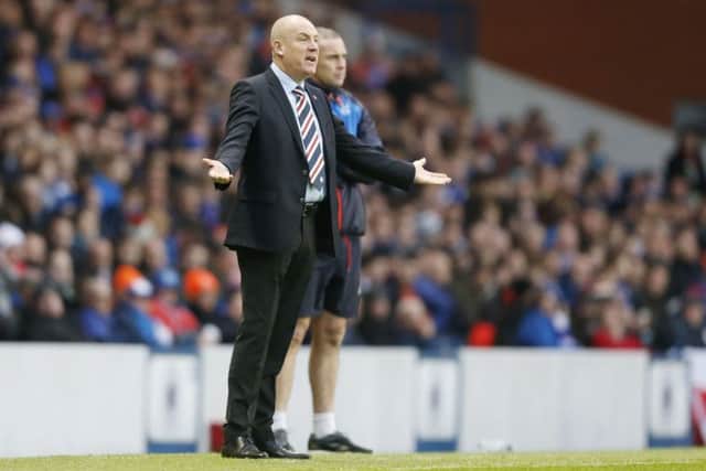 Rangers' manager Mark Warburton. Picture: PA