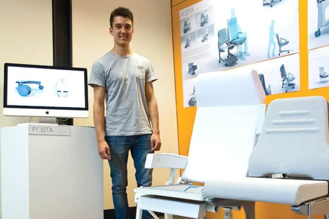Peter Short has invented POSTA while allows passengers with limited mobility to travel in and out of their seats on an aircraft