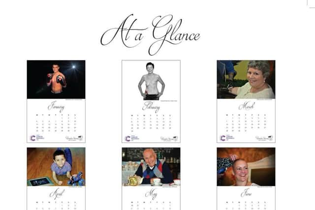Many strangers have told Caroline the calander has helped with their cancer fight