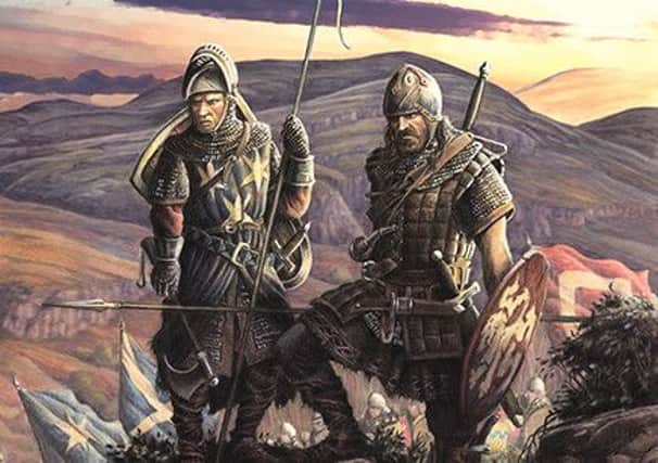 Artist Andy Hillhouse portrays Moray & Wallace immediately before the battle
