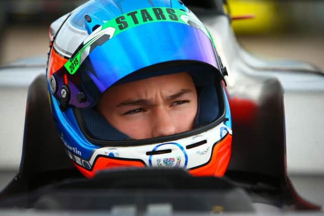 Ross Martin may join the ranks of Scottish F1 stars Allan McNish and David Coulthard in time. Photo: Lee Marshall