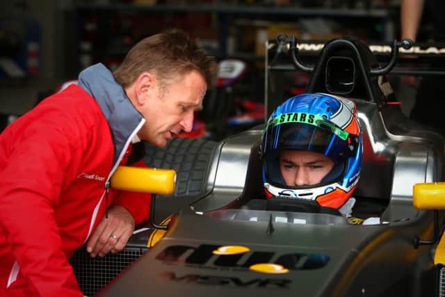 Ross Martin has received advice and backing from internationally-renowned Scottish racing driver and 2013 World Sportscar Champion Allan McNish. Photo: Lee Marshall