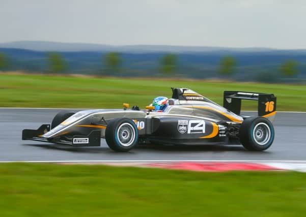Ross Martin has tested a Ford-engined BRDC F4 car in the hopes of securing a drive in 2016. Photo: Lee Marshall