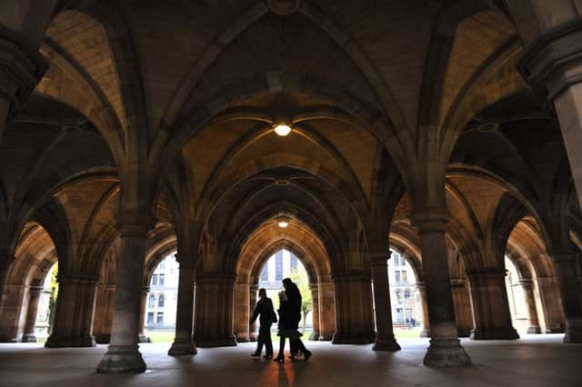 The Cloisters at Glasgow University. Picture: Robert Perry