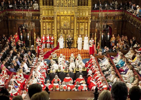 The House of Lords at the State Opening of Parliament